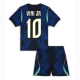 Brazil Vinicius Junior #10 Replike Gostujuci Dres za djecu SP 2026 Kratak Rukav (+ Kratke hlače)